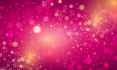 Vektör pembe bokeh arkaplan tasarımı