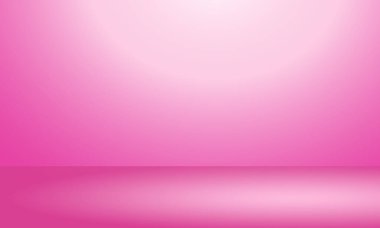 Vektör pembe gradyan soyut arkaplan boş oda ile metin için boşluk