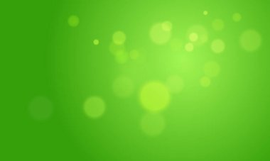 Vektör bokeh soyut yeşil arkaplan tasarımı