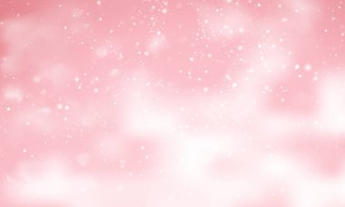 Vektör zarif pembe parlak bokeh ışık arkaplanı