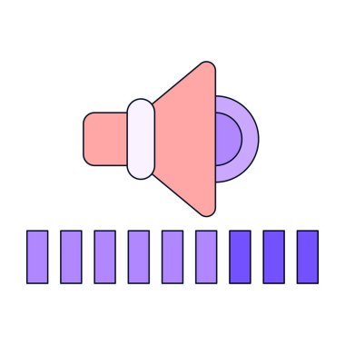 Vektör konuşmacı simgesi vektör vektörü ses simgesi müzik simgesi ses simgesi logo sembolü