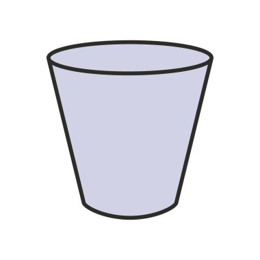 Tasarım için modayı belirleyen cam simge vektörü içindeki vektör suyu