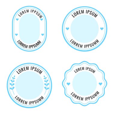 Aşk etiketleriyle çizilmiş vektör el