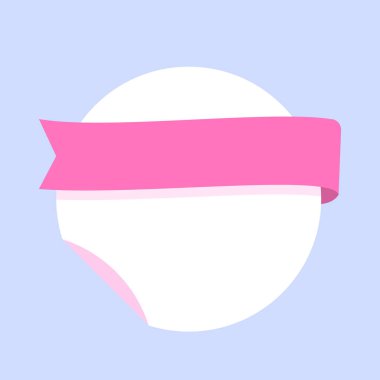 Beyaz üzerine vektör pastel çerçeve tasarımı