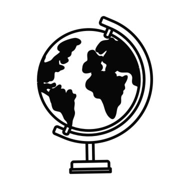 Web için harita vektör haritası simgesi basit illüstrasyonu