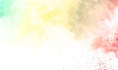 Vektör suluboya lekeleri soyut arkaplan