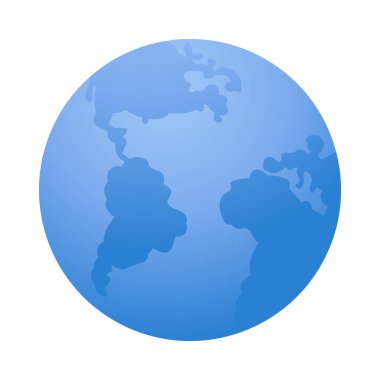 Vektör Gezegen Dünya Küresel Vektör Çizimi