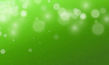 Vektör soyut yeşil bokeh ışıkları arka plan etkisi
