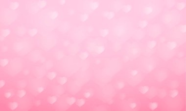 Vektör Sevgililer Günü duvar kağıdını bulanıklaştırdı