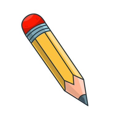 Vektör çalışması kalem el çizimi illüstrasyonu