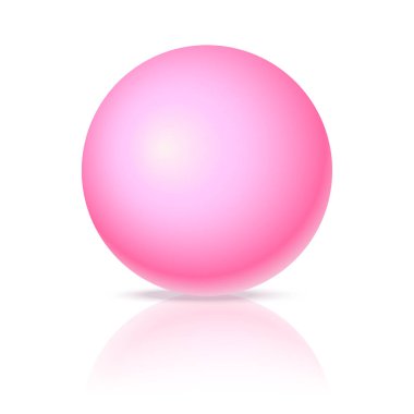 Vektör pastel yeşil top gerçekçi 3d küre topu izole edilmiş yuvarlak kürenin geometrik figürü beyaz üzerine