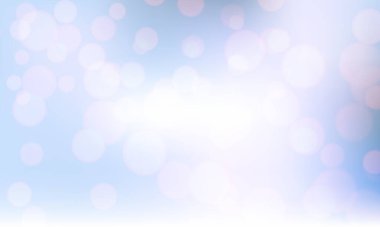Vektör güzel mavi bokeh yumuşak bulanık arkaplan