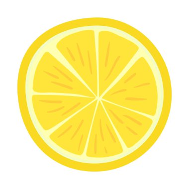 Beyaz turunçgil meyveli limon dilimi.