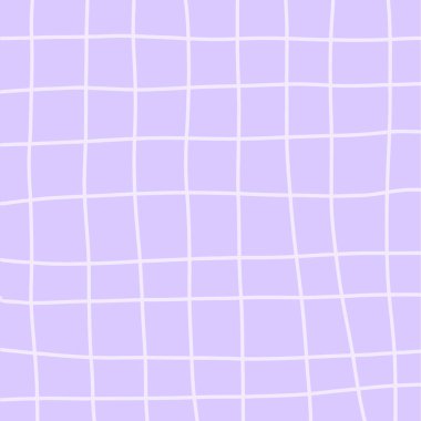 Vektör el yazısı şebekesi mor pastel estetik arka plan