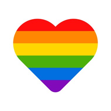 Kalp şeklinde eşcinsel gururu