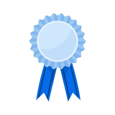 Beyaz arkaplanda birincilik rozeti