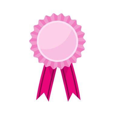 Beyaz arkaplanda birincilik rozeti