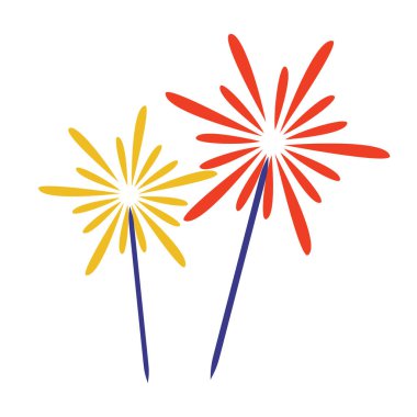 Kutlama etkinliğine havai fişek gösterisi