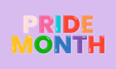 Vector mutlu gurur günü mektupları