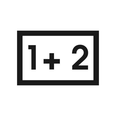 Matematik formülünün vektör illülasyonu