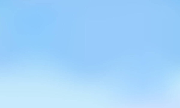 Vector blue light gradient, background smooth blue blurred abstract