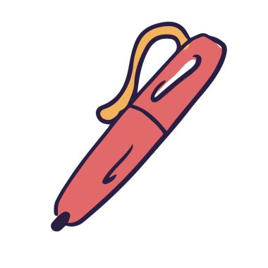 Kalem ikonu vektör vektör çizimi çizimi siyah özet çizimi çizimi çizimi