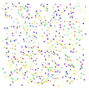 Vektör renkli konfeti arkaplanı