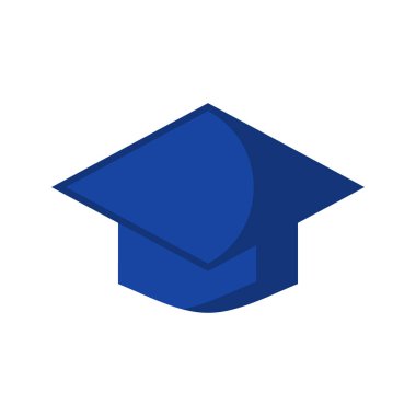 Mezuniyet şapkasının vektör çizimi