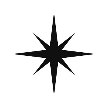 Vektör pusula yıldız haritalama keşif vektörü