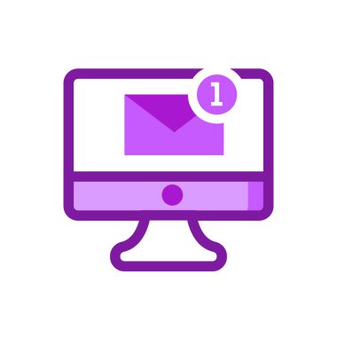 Vektör modern e-posta pazarlama teknolojisi illüstrasyonu