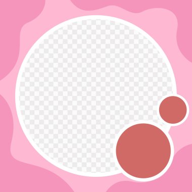 Resim alanı olan vektör tanıtım sosyal medya iletisi afişi