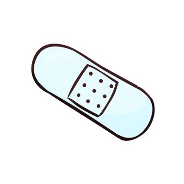 Vector retro groovy yara bandı klasik hippi çizgi film yapıştırıcı sıva sembolü hippi tarzı yk vektörü