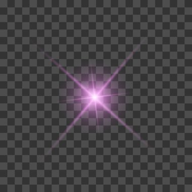 Vektör parlak yıldızlar çizimi