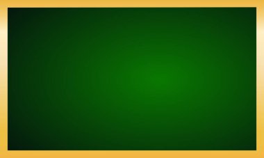 Yeşil arkaplan ile vektör altın çerçeve tasarımı