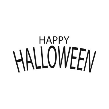 Mutlu Cadılar Bayramı harf dizaynı