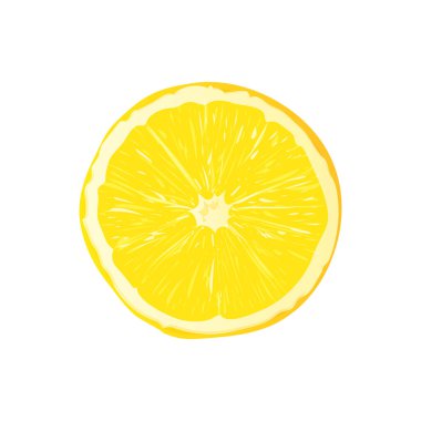 Beyaz turunçgil meyveli limon dilimi.