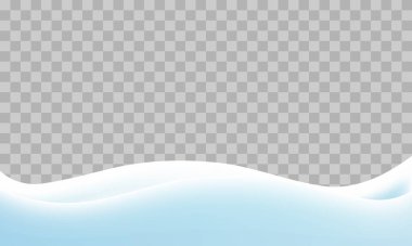  Kar yağışı olan bir kış manzarasını yönlendir. Üç boyutlu gerçekçi kar ortamı. Kar yağışı şeffaf olarak izole edilir