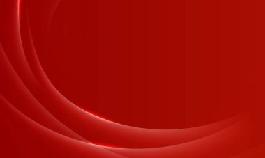 Vektör soyut modern dalga pankartı kırmızı arkaplan