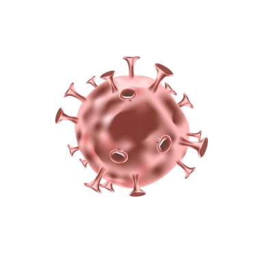 Vektör covid-19 virüs hücresi biyoteknoloji kırmızı grafik