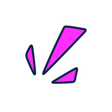 Elle çizilmiş vektör çizimi, elektrik şimşek sembolü, çizimler, gök gürültüsü vektör ilüstrasyonu.