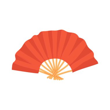 Vektör japon yelpazesi ya da yelpaze yalıtılmış.