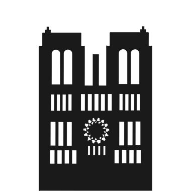 İş dünyası için vektör siluetleri mimari vektör illüstrasyon şehri