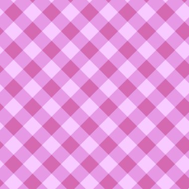 Damalı pembe ve beyaz basit tasarımın vektör soyutsuz deseni