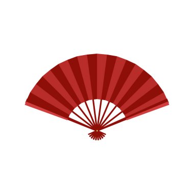 Vektör japon yelpazesi ya da yelpaze yalıtılmış.