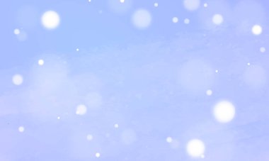 Vektör detaylı el boyası Bokeh mavisi suluboya arkaplan