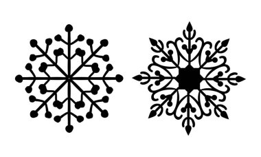 Vektör büyük tasarım tatil kar taneleri mavi arkaplan çizimi üzerinde izole.