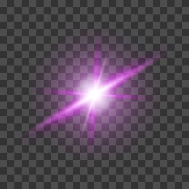 Vektör gerçekçi şimşek etkisi