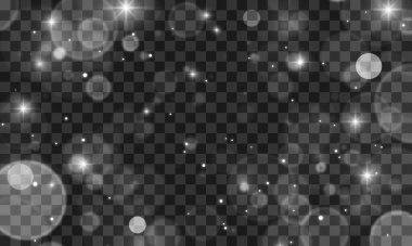 Vektör parlayan bokeh kaplama arkaplanı