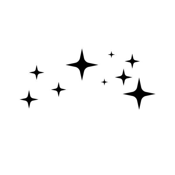 Векторная звезда, нарисованная вручную