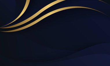 Lüks mavi ve altın arkaplan